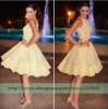 ANTI Luxury 2016 Cocktail Dresses Appliques Sashes Robe De Vestidos De Coctel Evening Party Gowns For Graduation Novias