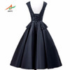 ANTI 2017 Vintage Black Cocktail Dresses Robe De Vestidos De Coctel Evening Party Short Gowns For Graduation Sweet 16 Years