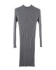 ANSELF Winter Women Bodycon Knitted Dress O-Neck Long Sleeve Stretchy Sweater Dress Elegant Slim Warm Basic Pullover Knitwear