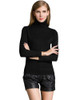 Anself Fashion Winter Ribbed Knitted Sweater Turtleneck Slim Long Sleeve Women Sweaters And Pullovers Casual Jumper Top Knitwear