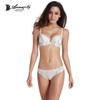 Annajolly Women Bra Sets Top Sexy Push Up Top Bra Lace Panties Embroidery Floral Brassiere Lingerie Underwear New Arrival 1117