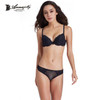 Annajolly Women Bra Sets Top Sexy Push Up Top Bra Lace Panties Embroidery Floral Brassiere Lingerie Underwear New Arrival 1117