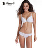 Annajolly Women Bra Sets Top Sexy Push Up Top Bra Lace Panties Embroidery Floral Brassiere Lingerie Underwear New Arrival 1117