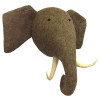Animal Giraffe Elephant Flamingo Head Wall Mount Stuffed Plush Toys Bedroom Decoration felt Artwork Wall Dolls Photo Props