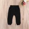 Animal Bottoms Clothes Cute Cat Baby Kids Boys Girls Pants Cotton Warm Clothing Trousers 3-24M Black Gray Pants