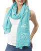 Anchor Scarf - Teal Anchor Scarf - Teal