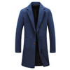 Anbican Fashion Long Trench Coat Men 2017 Spring Brand New Single Breasted Mens Overcoat Red and Black Slim Korean Trench Coats