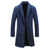 Anbican Fashion Long Trench Coat Men 2017 Spring Brand New Single Breasted Mens Overcoat Red and Black Slim Korean Trench Coats