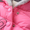 AmyaBaby Winter Coat Infant Girl Jacket Hooded Cartoon Rabbit Outerwear For Newborns Girls Cute Thick Warm Plus Velvet Snowsuit