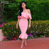 Adyce 2018 Bodycon White Dresses Vestidos Elegant Women Clubwear Butterfly Sleeve Ruffles Celebrity Party Dress Free Shipping