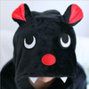 Adult Unisex Pajamas Animal Pajamas For Adults Pijama Black bats Full Sleeve Hooded Pajama Sets Sleepwear Couples Pajamas