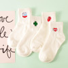 Adult Size Cotton Short Socks Killer Cupid Moustache Milk Cola Leon Clover Love Smile College Face Mathilda Rose Tongue NADROP