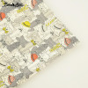 Booksew Home Textile Cotton Twill Fabric Foxes Design Soft Quilting Cloth Fat Quarter Tecido Tela For Bed Sheet Baby Beding Doll