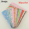 Booksew fabric stash cotton fabric charm packs patchwork fabric quilting tilda no repeat design tissue 50pieces 10cmx10cm