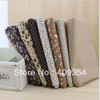 Booksew 7 Pieces/lot 50cmx50cm Vintage Brown Cotton Fabric Fat Quater Bundle Patchwork Fabric Tilda Cloth Quilting Tales