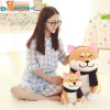 BOOKFONG 1PC Wear scarf Shiba Inu dog plush toy soft stuffed dog toy good valentines gifts for girlfriend 25cm/9.84''