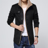 Bolubao New Mens Winter Coat Fashion Wool Blend Casual Fleece Lined Warm Men Jacket Male Overcoat