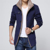 Bolubao New Mens Winter Coat Fashion Wool Blend Casual Fleece Lined Warm Men Jacket Male Overcoat