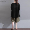 Blusas Femininas 2018 Summer Women Casual Loose Blouses Shirts Half Sleeve Pullover Tops Plus Size Cotton Tees Oversized 5XL