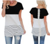 Blusas 2017 Summer Fashion Back Lace Women Tunic Blouses Short Sleeve Harajuku Tee Shirts Tops Camisetas Poleras Mujer Verano