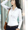 Blusa Feminina Women'S Shirts White Blouse Tops Quality Chiffon Ladies Office Shirts Big Sizes Women Clothing