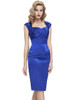 Blue Black Cocktail Dresses 2018 robe de cocktail Sexy bodycon summer Casual Party Dresses Vintage Special Occasion For Women