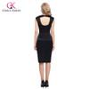 Blue Black Cocktail Dresses 2018 robe de cocktail Sexy bodycon summer Casual Party Dresses Vintage Special Occasion For Women