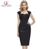 Blue Black Cocktail Dresses 2018 robe de cocktail Sexy bodycon summer Casual Party Dresses Vintage Special Occasion For Women