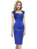 Blue Black Cocktail Dresses 2017 robe de cocktail Sexy bodycon summer Casual Party Dresses Vintage Special Occasion For Women