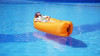 blue air bag, outdoor air instantly inflated bean bag chair