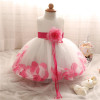 Pretty Baby Girl Wedding Dress Toddler Baptism Dresses For Baby Girl 1-2 Birthday Party Dress Floral Bebes Christening Gowns