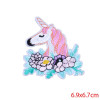 Prajna Anime Heart Patch Unicorn Rainbow Owl Patch Cartoon Iron On Patches Kids DIY Cute Sewing Embroidered Patches For Clothing