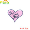 Prajna Anime Heart Patch Unicorn Rainbow Owl Patch Cartoon Iron On Patches Kids DIY Cute Sewing Embroidered Patches For Clothing