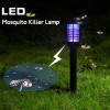 Practical LED Solar Powered Outdoor Yard Garden Lawn Anti Mosquito Insect Pest Bug Zapper Killer Trapping Lantern Lamp Light