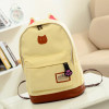 2017 New Korean Women Backpacks Canvas School Backpacks for Teenage Girls Stylish Schoolbag Satchel Bolsas Mochilas Femininas