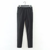 2017 New Jeans Plus Size Pants Women's Spring Korean Elastic Waist Pants Feet Pants 7 Color Solid Slim Was Thin Pencil Pants