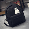 2017 New Japanese Cat Backpack For Women School Canvas Teenage Girl Couple Cartoon Backpack Mochila Escolar Women Backpack