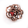 M MISM Retro Rose Hair Claw Clip with Rhinestone Hair clips Hair Accessories for Women crab for hair G372