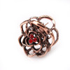 M MISM Retro Rose Hair Claw Clip with Rhinestone Hair clips Hair Accessories for Women crab for hair G372