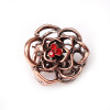 M MISM Retro Rose Hair Claw Clip with Rhinestone Hair clips Hair Accessories for Women crab for hair G372