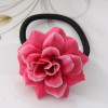 M MISM Girls Floral Elastic Hair Bands High Quality Gum for Hair Accessories for Children Rubber Bands Luxury Flower Scrunchy