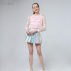 Lychee Punk Style Summer Women Harajuku Skirt Holographic Hologram Metallic Skirt Silver Pleated Mini Skirt Saia
