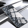 Luxury Shell Pattern Tempered Glass Back Phone Cases for iPhone 6 6s 7 7 Plus 8 X