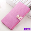 Luxury PU leather Flip Cover For Lenovo Vibe A / A1000 A1000m A2800 A2800d Mobile Phone Bag Case Cover With LOVE & Rose Diamond