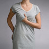 Maternity V-Neck Nursing Short Dress
