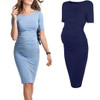 Maternity Short Sleeve Knee-Length Dress