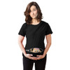 Maternity Peeking Baby Girl T-shirts Women Pregnant Funny Costumes