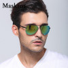Maskros Revo Coating Pilot Polarized Sunglasses for Men Brand Designer 2017 Polarizing Driving Sun Glasses for Man Mirrore UV400