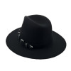 Special Felt Hat Men Fedora Hats with Belt Women Vintage Trilby Caps Wool Fedora Warm Jazz Hat Chapeau Femme feutre YY17094