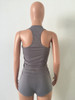 Special design ladies sexy jumpsuit waist cut out bodycon jumpsuit shorts bodysuit women rompers 3147